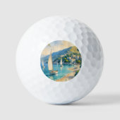  stijl Cote d'Azur Franse reizen Golfballen (Voorkant)