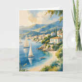  stijl Cote d'Azur Franse reizen Kaart (Voorkant)