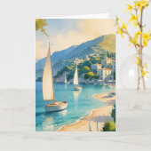 stijl Cote d'Azur Franse reizen Kaart (Gele Bloem)