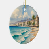  stijl Cote d'Azur Franse reizen Keramisch Ornament (Rechts)