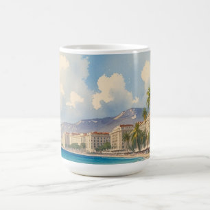  stijl Cote d'Azur Franse reizen Koffiemok