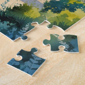 stijl Cote d'Azur Franse reizen Legpuzzel (Zijkant)