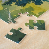  stijl Cote d'Azur Franse reizen Legpuzzel (Zijkant)