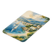  stijl Cote d'Azur Franse reizen Magneet (Linkerzijde)