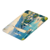  stijl Cote d'Azur Franse reizen Magneet (Linkerzijde)