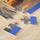 stijl Cote d'Azur Franse reizen schilderij Legpuzzel (Zijkant)