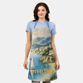 stijl Cote d'Azur Franse reizen Schort (Gedragen)