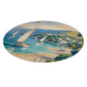  stijl Cote d'Azur Franse reizen Snijplank (Hoek)
