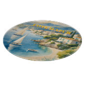  stijl Cote d'Azur Franse reizen Snijplank (Hoek)