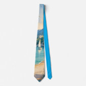  stijl Cote d'Azur Franse reizen Stropdas (Voorkant)