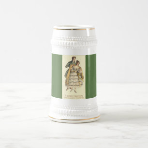  stijl Couple Victoriaans kerststop Bierpul