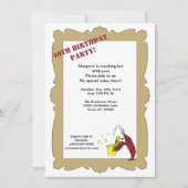  stijl Crawfish Fleur de Lis Birthday White Kaart (Voorkant)