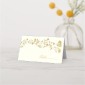  Stijl Cream Trouwtafel Place Card Plaatskaartje (Voorkant)