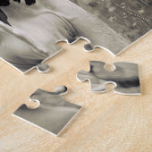 stijl Dairy Koe in een veld Legpuzzel (Zijkant)