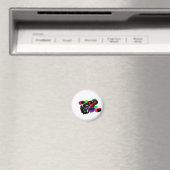 Stijl Dalmatische rozen Magneet (Insitu (Vaatwasser))