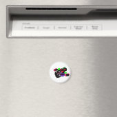 Stijl Dalmatische rozen Magneet (Insitu (Vaatwasser))