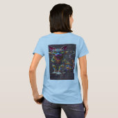 Stijl Dames Basic T-Shirt Deze basis t-shirt hee (Achterkant volledig)