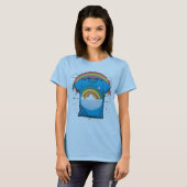 Stijl Dames Basic T-Shirt Deze basis t-shirt hee (Voorkant volledig)