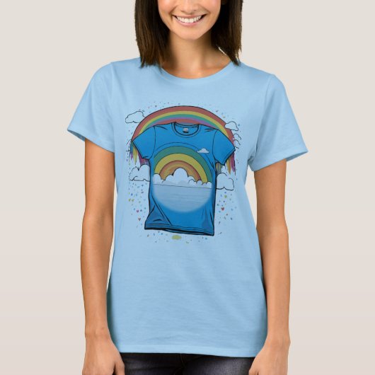 Stijl Dames Basic T-Shirt Deze basis t-shirt hee (Voorkant)