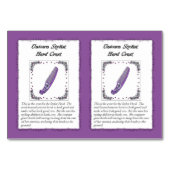 Stijl de Steel Horned Unicorn Trading Kaart (Achterkant)