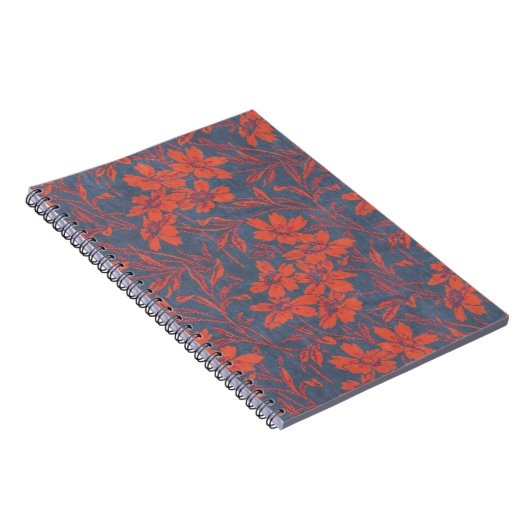  stijl Denin Floral Spiral Notitieboek (Rechterzijde)