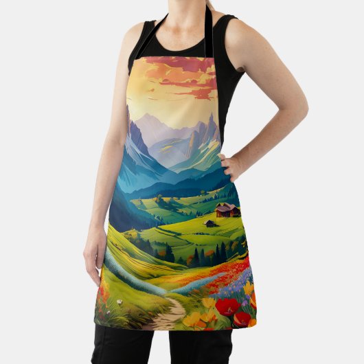  stijl Dolomieten Italië Art Schort (Insitu)