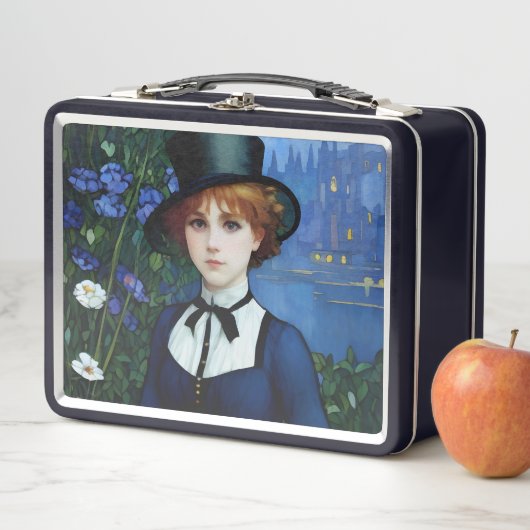  Stijl  Donker Academie Meisje Portret (In situ)