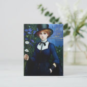  Stijl  Donker Academie Meisje Portret Briefkaart (Staand voorkant)