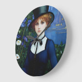  Stijl  Donker Academie Meisje Portret Grote Klok (Hoek)
