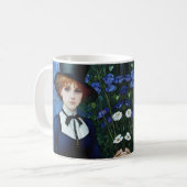  Stijl  Donker Academie Meisje Portret Koffiemok (Voorkant links)