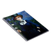  Stijl  Donker Academie Meisje Portret Notitieboek (Rechterzijde)