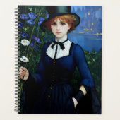 Stijl  Donker Academie Meisje Portret Planner (Voorkant)