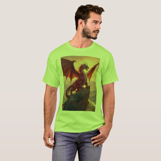 stijl draak Fanion speciale T-Shirt wereld's Fansi (Voorkant volledig)