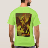 stijl draak Fanion speciale T-Shirt wereld's Fansi (Achterkant)