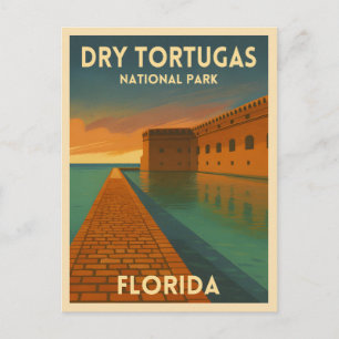  stijl Dry Tortugas National Park Briefkaart