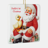  stijl Duckling Christmas Ornament (Rechts)