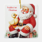 stijl Duckling Christmas Ornament (Voorkant)