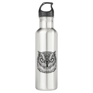 Stijl Eagle Owl Head Waterfles