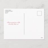 Stijl Eend Ei Blauw Holly Foto Feestdagenkaart (Achterkant)