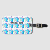 Stijl Eenzijdig w / Kaart Slot Tour Bagagelabel (Voorkant (horizontaal))