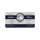 Stijl Ei Kartonetiket Etiket (Voorkant)