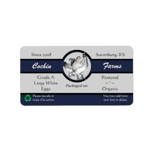 Stijl Ei Kartonetiket Etiket