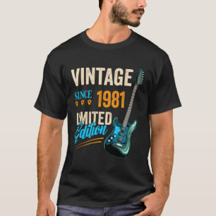 stijl elektrische gitaar birthday outfit geboren t-shirt