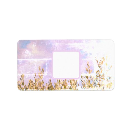 STIJL EN ONTWERP VAN HET ADRESLABEL ETIKET (Voorkant)