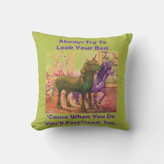 Stijl en rum - Ziet er goed uit Kussen (Voorkant)