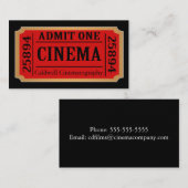 stijl film ticket stub (Voorkant / Achterkant)
