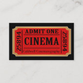  stijl film ticket stub (Voorkant)