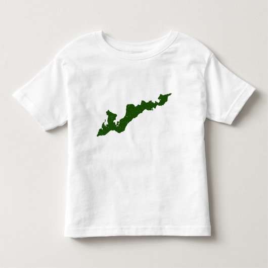  stijl Fishers Island Logo Shirt - Groen (Voorkant)