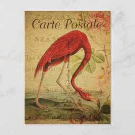stijl Flamingo French Carte Postale Briefkaart