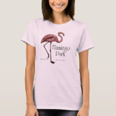 -stijl flamingo t-shirt (Voorkant)